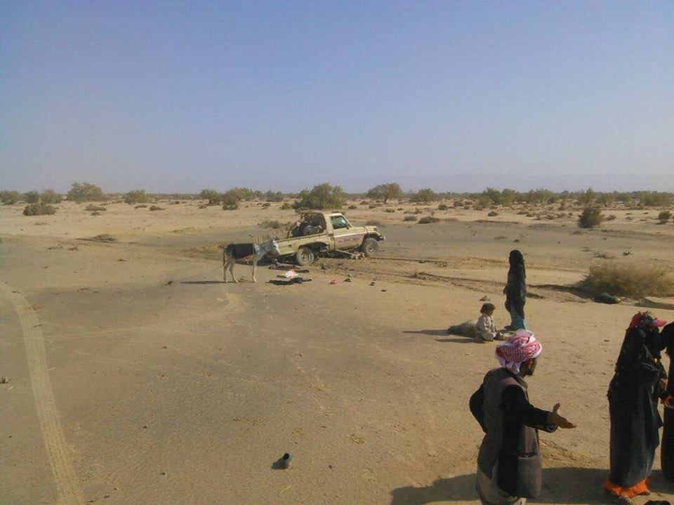 مقتل شخصين أحدهم امراة بانفجار لغم أرضي زرعه الحوثيون في الجوف