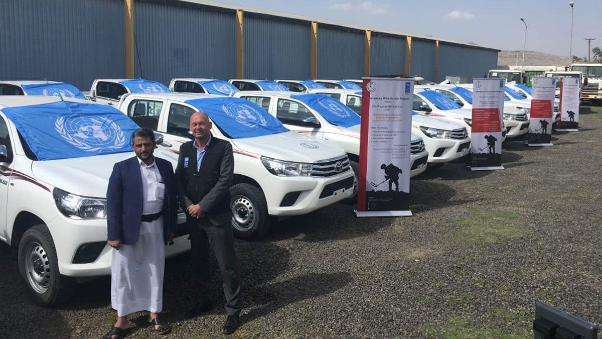 التحالف يطالب الأمم المتحدة بتفسيرات حول منح الحوثيين سيارات دفع رباعي