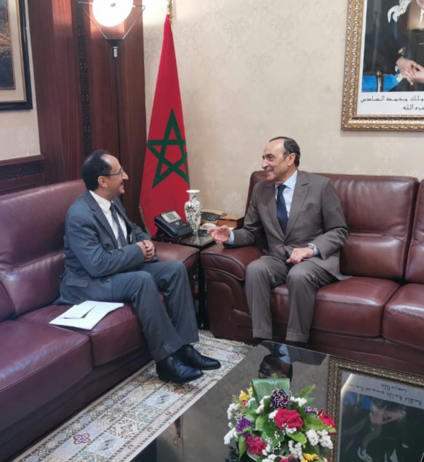 "البركاني" يتلقى دعوة رسمية مع هيئة رئاسة مجلس النواب لزيارة المغرب