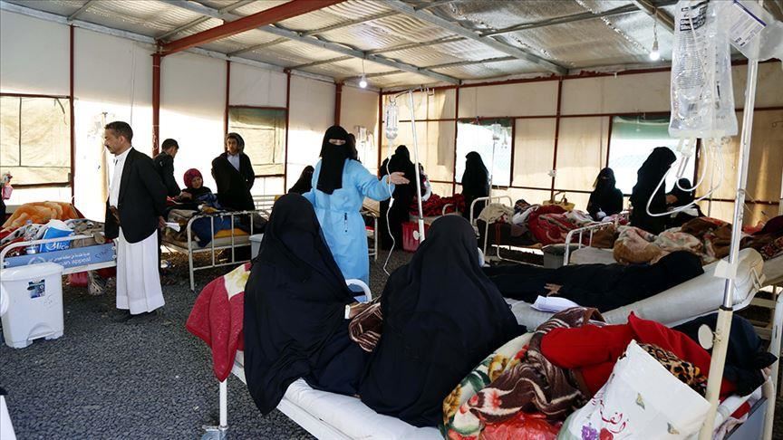 رصد أكثر من 3600 حالة إصابة بوباء الكوليرا في محافظة تعز