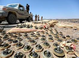 اتلاف مئات الألغام زرعتها مليشيا الحوثي بمديرية باقم