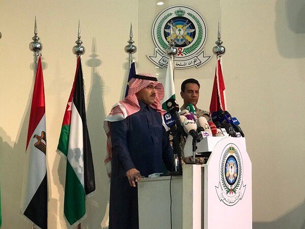 آل جابر: هدف السعودية استعادة وحدة وسيادة اليمن في ظل الحكومة الشرعية  