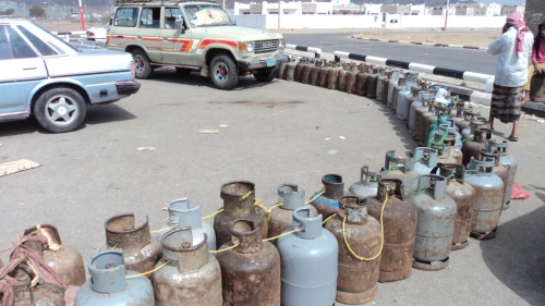 الحوثيون ينهبون 41 بالمائة من الغاز المخصص للعاصمة صنعاء خلال العام المنصرم