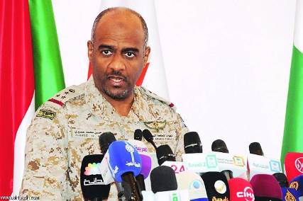 عسيري: التحالف رفض القبول بأي ملاذ آمن للإنقلابيين داخل اليمن