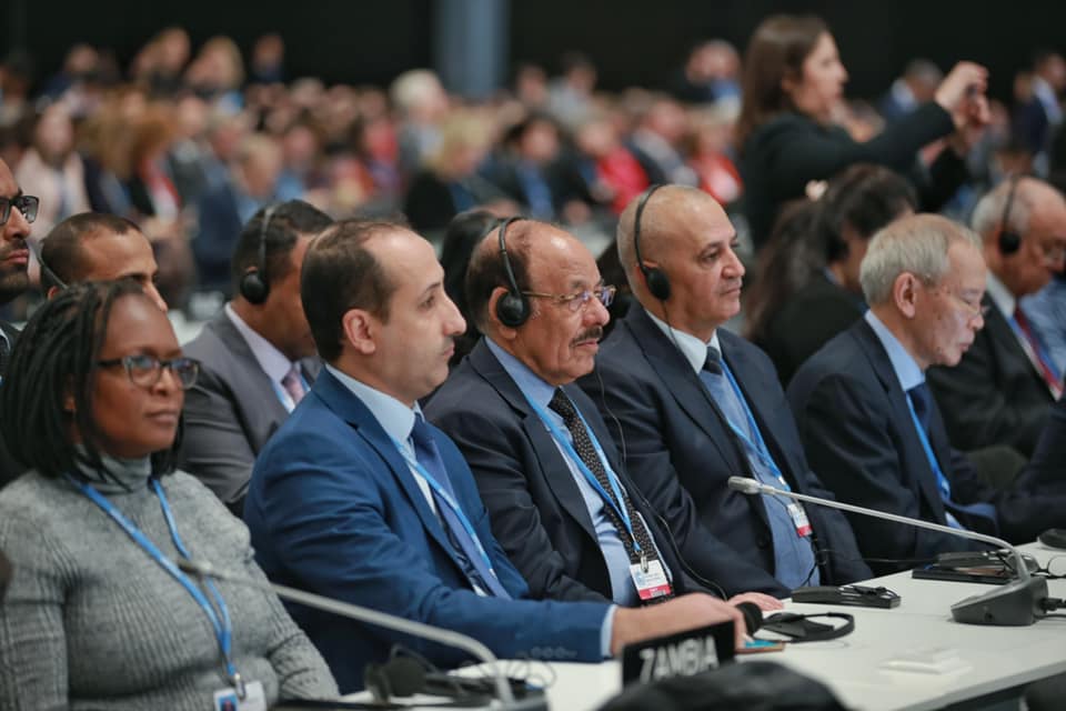 الفريق علي محسن في يحضر افتتاح قمة المناخ  (COP 25) في مدريد بإسبانيا (صورة) 
