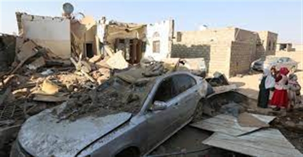سقوط صاروخ على حي سكني في مأرب اطلقته ميليشيا الحوثي وأنباء عن إصابات