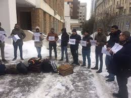 اعتصام سابق لطلاب روسيا
