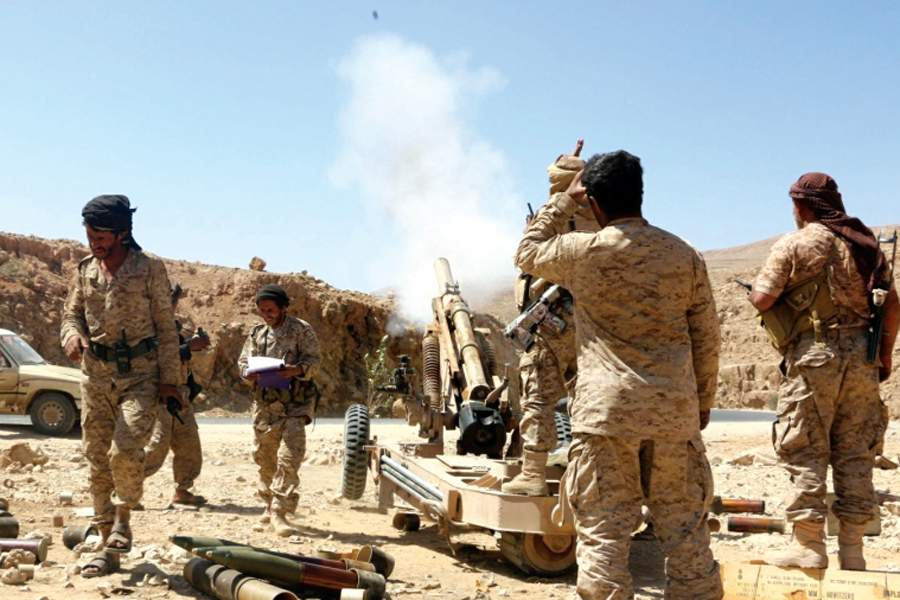 الجيش الوطني يستعيد مواقع في سلسلة جبال صلب بمديرية نهم