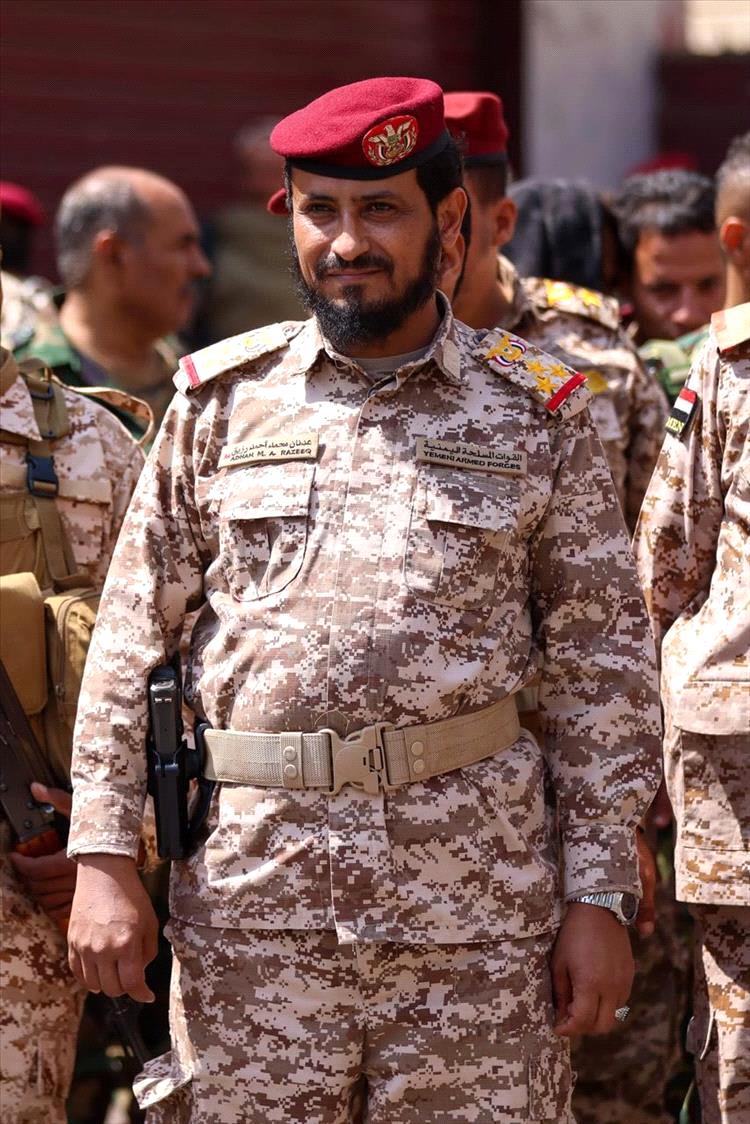 تعيين العميد عدنان رزيق قائداً للفرقة الثالثة بقوات درع الوطن المتمركزة في العبر