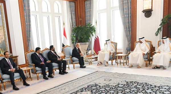 مباحثات يمنية – قطرية لبحث مستجدات الأوضاع وجهود إحلال السلام والاستقرار 
