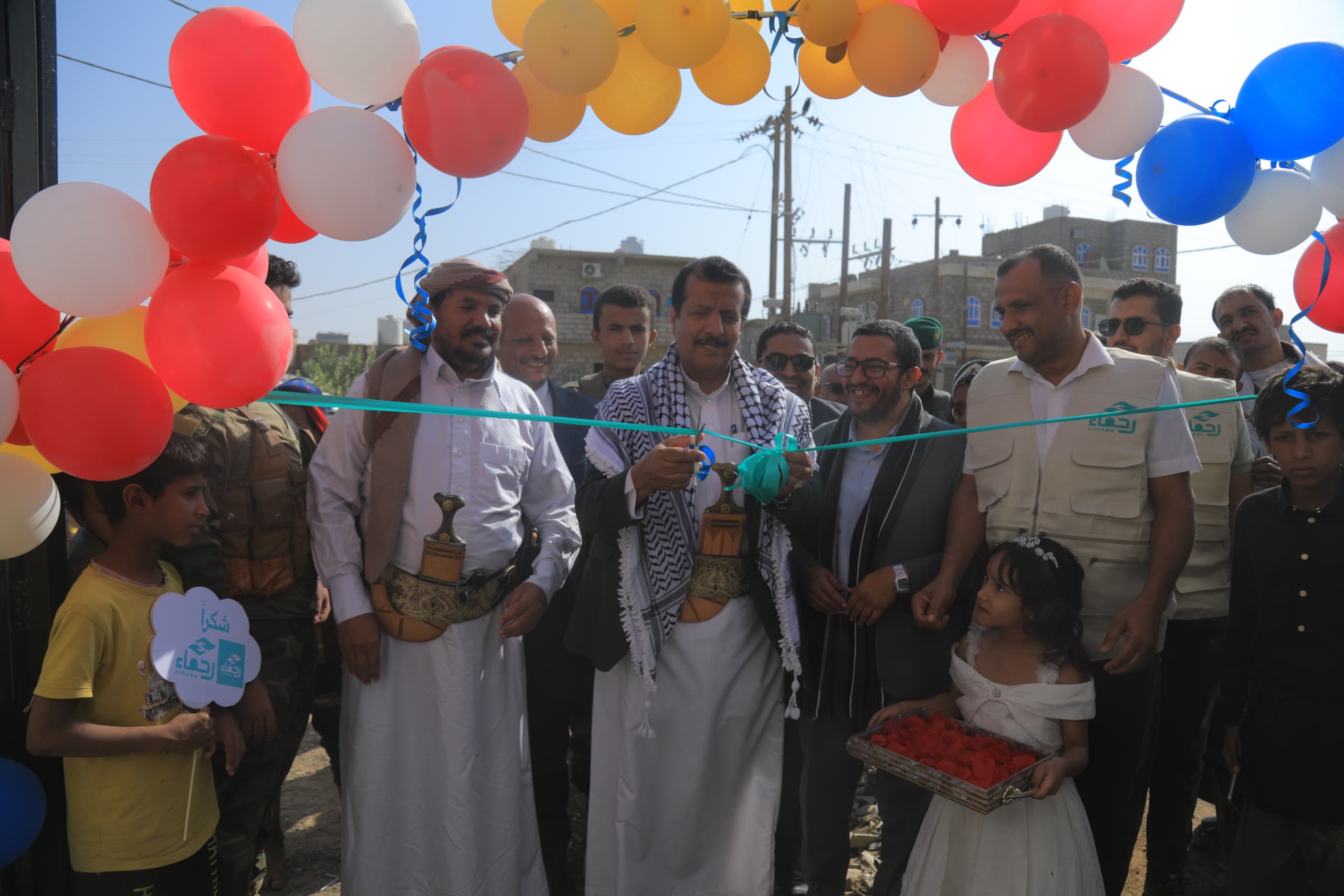 تدشين مشروع مياه يخدم آلاف السكان في الروضة بمأرب بدعم خيري قطري