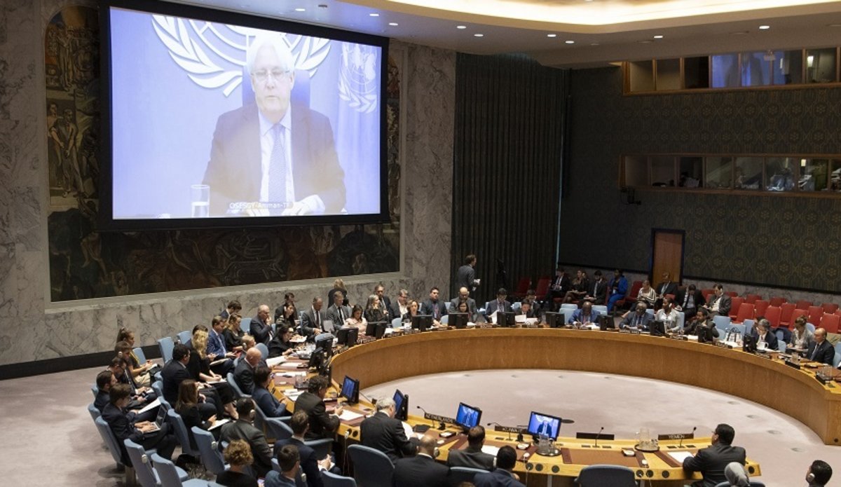 المبعوث الأممي يدلي بإحاطته أمام مجلس الأمن