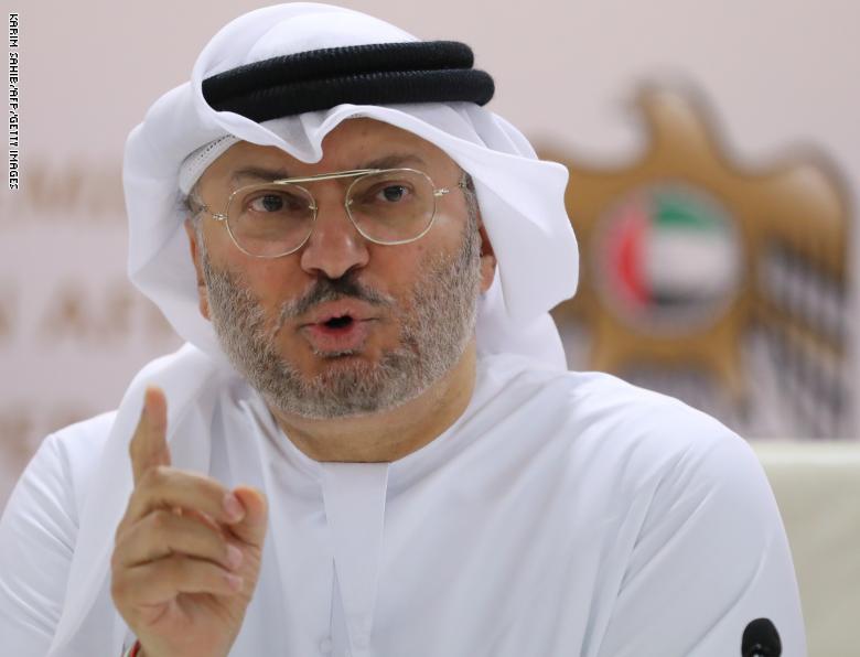 أنور قرقاش - وزير الدولة للشؤون الخارجية  بدولة الإمارات العربية المتحدة