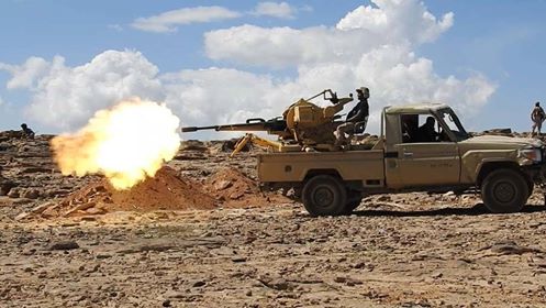 قوات الجيش تحبط هجوماً حوثياً في اليتمة وتسقط طائرتين مسيرة في حجة