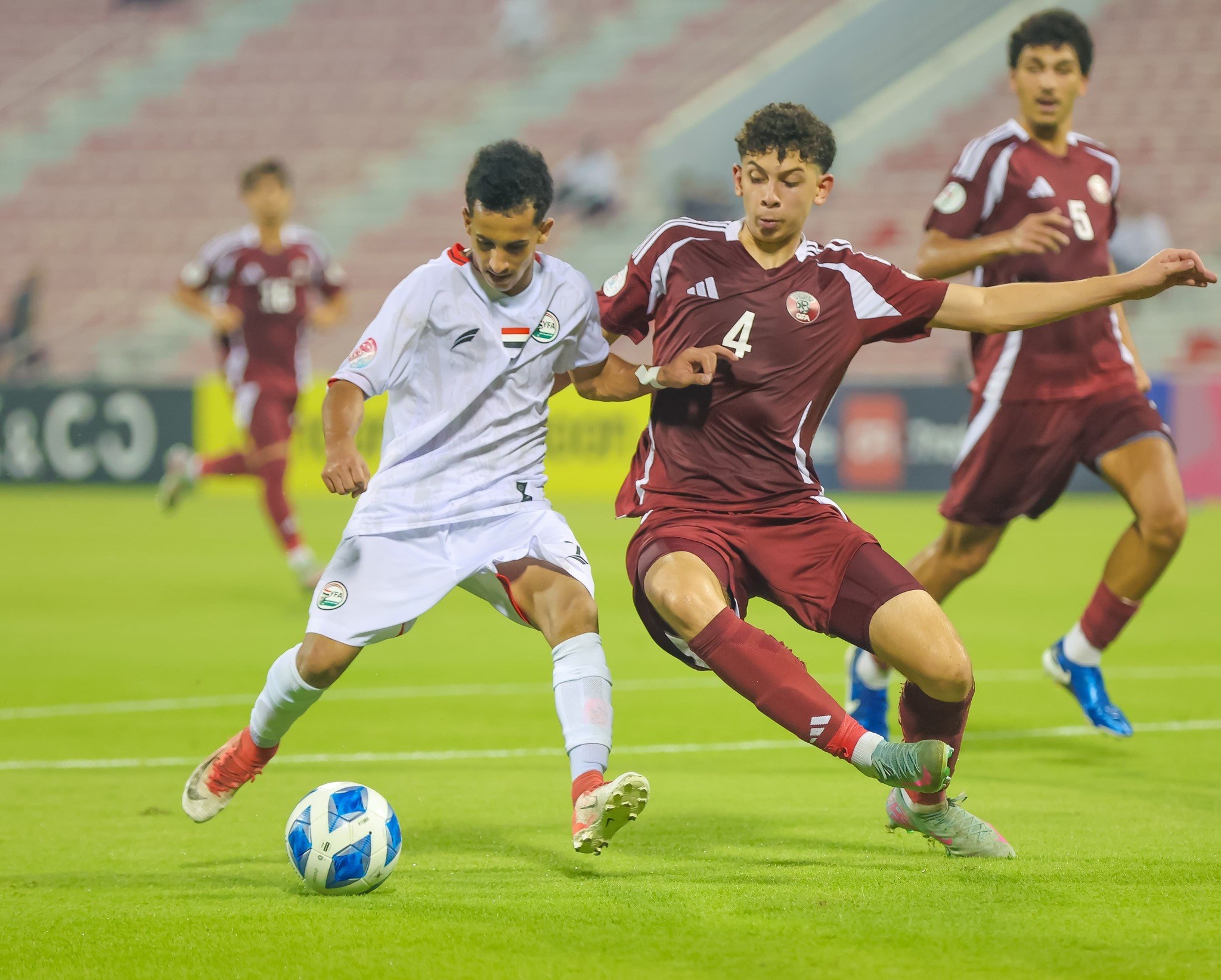 منتخب الناشئين يخسر أمام قطر في مستهل مشاركته بكأس الخليج