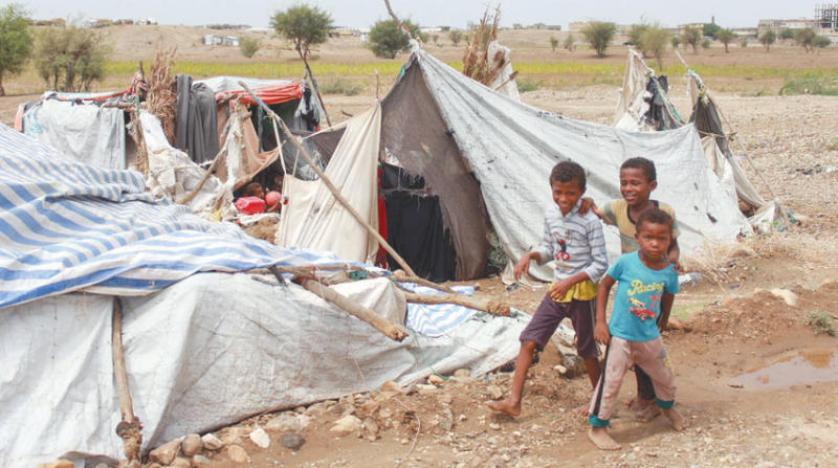 مفوضية اللاجئين: مليون نازح باليمن معرضون لخطر فقدان مأواهم بسبب توقف التمويل