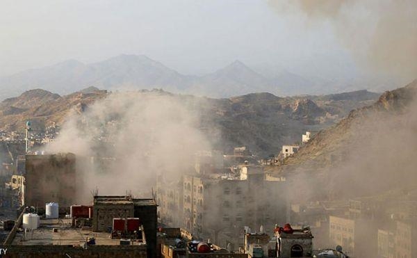  عصابة الحوثي الارهابية تعزيزات و عملياتها عدائية في تعز