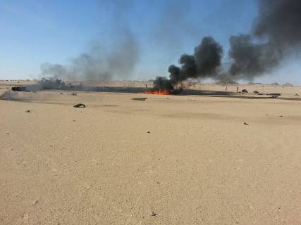 طيران التحالف يقصف إمدادات للحوثيين بالجوف