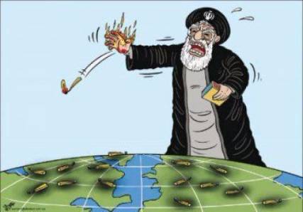كاريكاتير: إيران تخطط لليهمنة الاقليمية بصمت وموافقة أميركية (الواشنطن بوست)