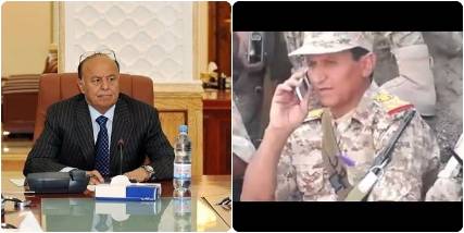 الرئيس هادي يحث اللواء الشدادي على تكثيف الجهود لوضع الخطط والترتيبات لبدء معركة الحسم بمأرب