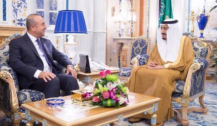 الملك «سلمان» يبحث مع وزير الخارجية التركي مستجدات الأوضاع في اليمن 