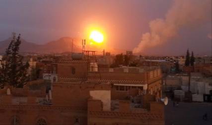 عاجل: طيران التحالف يعاود القصف في العاصمة صنعاء