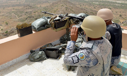 مقتل جندي سعودي بمقذوف عسكري على الحدود اليمنية السعودية