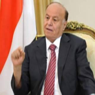 هادي يبحث مع وزير الدولة البريطاني لبحث مسار الحل السياسي