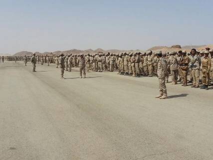 شاهد بالصور قوات الشرعية التي يجري إعدادها وتدريبها في منطقة العبر لبدء معركة الحسم مع المليشيات