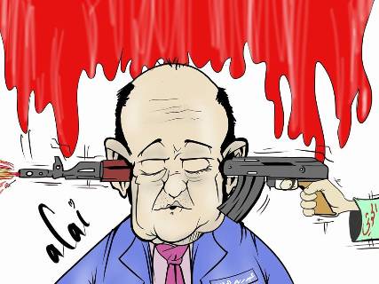 كاريكاتير .. هادي مغلق اذانة بفوهة بندق الحوثي.. مثل هذا اليوم من العام الماضي !