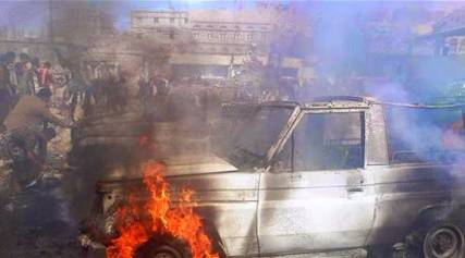 مصادر: انفجار شبوة استهدف الحوثيين في قسم شرطة ببيحان وخلف عشرات القتلى والجرحى