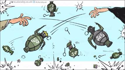 كاريكاتير التنظيمات الجهادية - الرسام عماد حجاج
