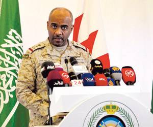 العميد عسيري يكشف مدى التنسيق بين التحالف والمقاومة ويؤكد العمليات العسكرية في الأراضي اليمنية مخطط لها