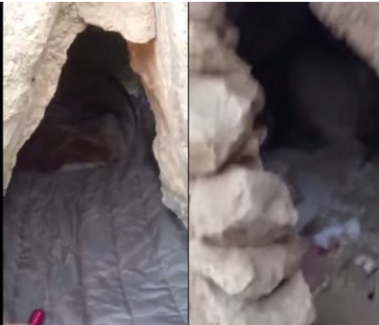 فيديو يرصد اختباء الحوثيين في "مغارات قرود"  خوفًا من قوات التحالف والشرعية