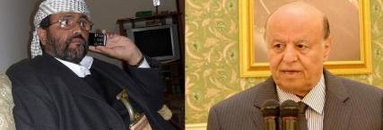 الرئيس هادي يعزي محافظ مأرب في استشهاد نجله ويؤكد وصول قوات برية إلى مأرب لمساندة المقاومة