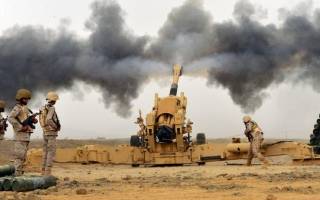 القوات السعودية تحاصر حوثيين على الحدود
