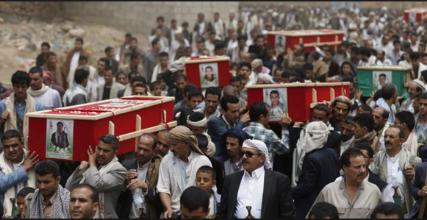 ذمار تستقبل 23 جثة لعناصر حوثيين قتلوا في جبهات تعز ونهم خلال أسبوع