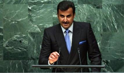 أمير قطر يؤكد على وحدة اليمن ودعم الشرعية