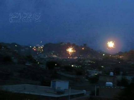 الضالع تحتفل بانتصارات المقاومة الشعبية في عدن (صورة)