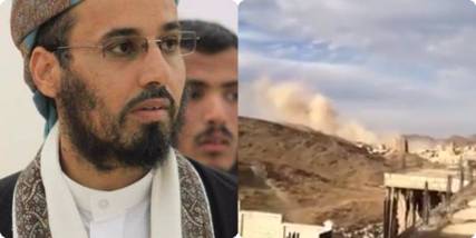 لجان الحوثي تفجر منزل أمين عام حزب الرشاد في البيضاء