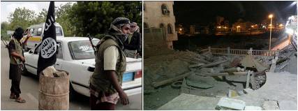 نظيم القاعدة يهدم قبور صينيين بمدينة المكلا