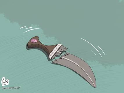 كاريكاتير: الفوضى تنال من عظمة اليمنيين