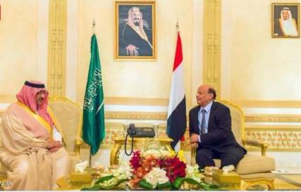 الرئيس هادي يشكر دول التحالف لبدء عملية  إعادة الأمل