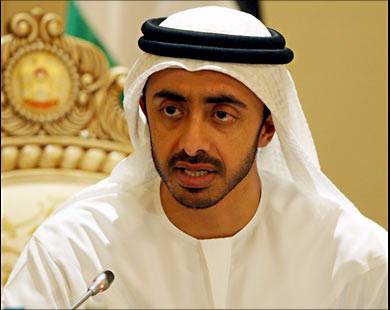 وزير خارجية الإمارات والمبعوث الأممي يناقشان تطورات الأوضاع في اليمن