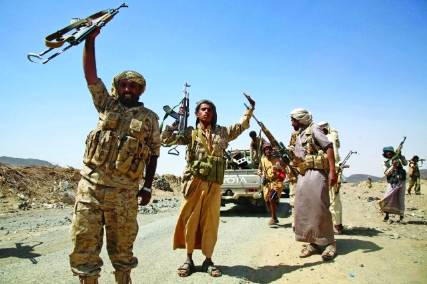 مقتل27 متمردا بتعز والمقاومة تحتفل بتحرير الجفينة بمأرب
