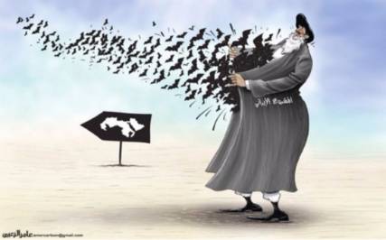كاريكاتير: المشروع الإيراني في الوطن العربي