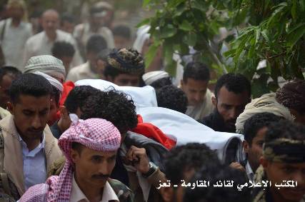 إحصائية: استشهاد 36 شخص بينهم 9 أطفال و7 نساء بنيران الحوثيين في تعز خلال إبريل الماضي