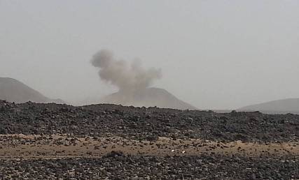 غارات لطيران التحالف على مواقع الحوثيين وقوات صالح بمحيط جبل هيلان الاستراتيجي بمأرب