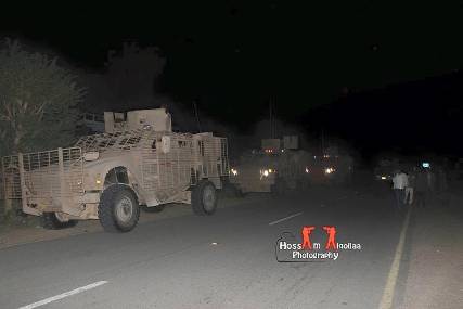 بالصور: وصول تعزيزات عسكرية جديدة إلى جبهة تعز من قوات التحالف