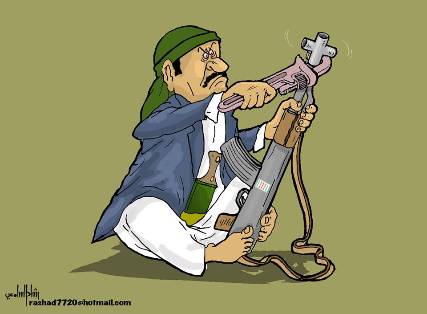 الحوثي ومهمة تدمير الوطن ،، كاريكاتير